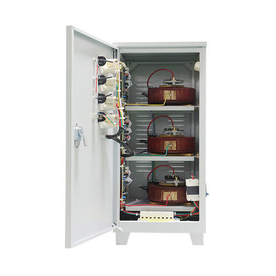 jakość  9000VA Three Phase Automatic Voltage Regulator 380VAC Power AVR Industrial Stabilizer Factory Direct Sale fabryka