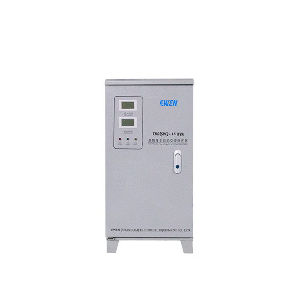 Sprzedaż fabryczna Stabilizator napięcia jednofazowego 15KVA 220V 50HZ 60HZ z licznikami cyfrowymi