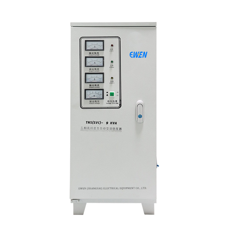 9KVA Trójfazowy stabilizator napięcia 380V 400V 440V 480V Regulator mocy AC Dostosowanie do potrzeb