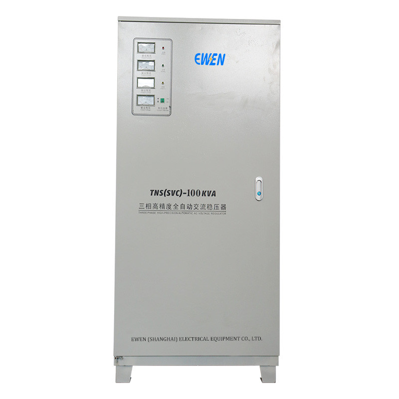 380V 400V 415V stabilizator mocy AC Automatyczny regulator napięcia 100KVA 3-fazowy serwo silnik typ do użytku przemysłowego