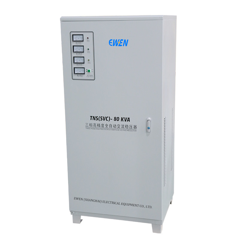 Trójfazowy stabilizator napięcia 80KVA 80KW Automatyczny regulator napięcia i stabilizator do zastosowań przemysłowych