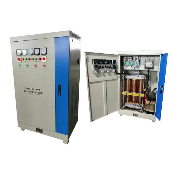 200KVA 3-fazowy miedziany automatyczny regulator napięcia 380V
